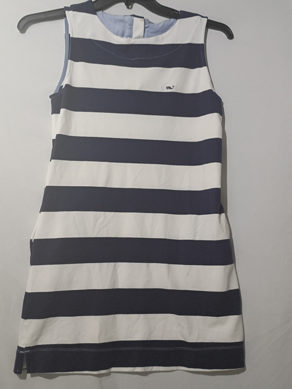 Vineyard Vines X Target Navy and White Striped Sleeveless Shift Dress